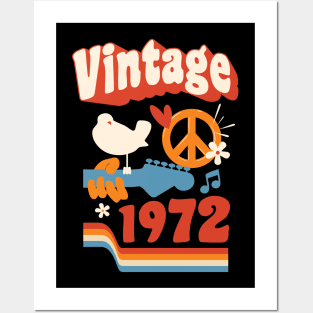 Vintage 1972 - Woodstock Style Posters and Art